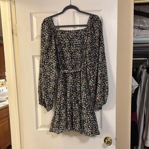 Floral Long Sleeve Dress